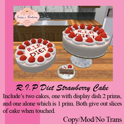 RIP Diet Strawberry Cake