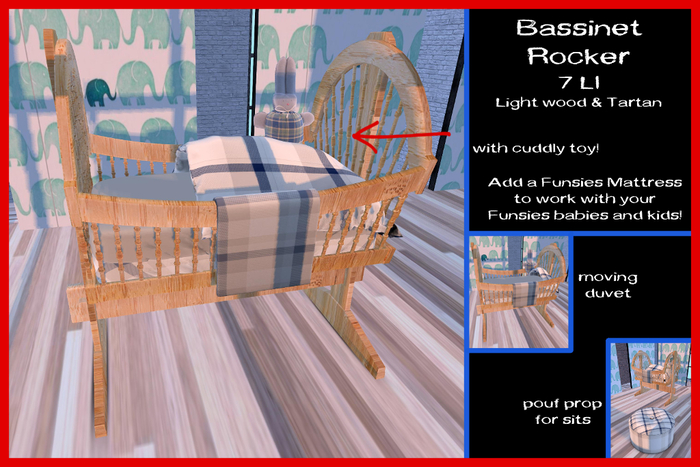 BW Bassinet Rocker Tartan Light v2.1