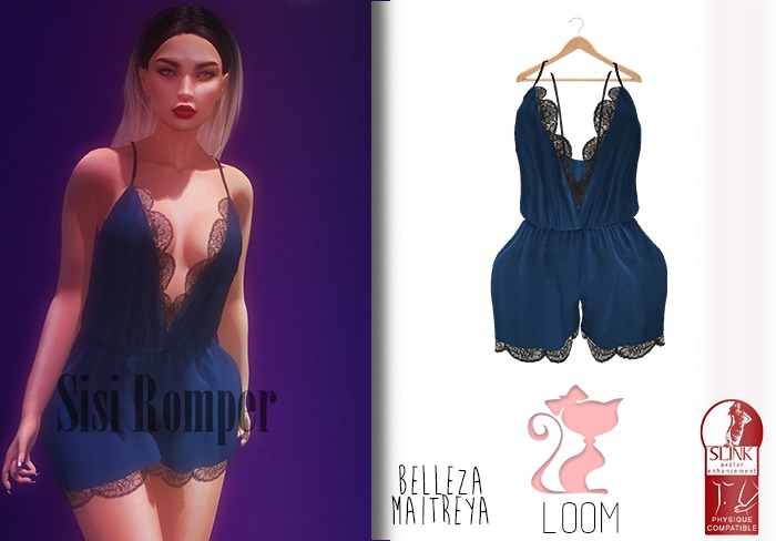 LOOM.  Sisi Romper Blue