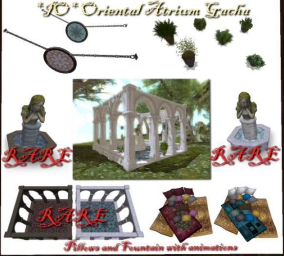 *IO* Oriental Fountain light RARE