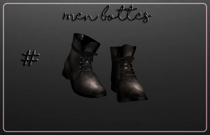Men bottes #HASHTAG