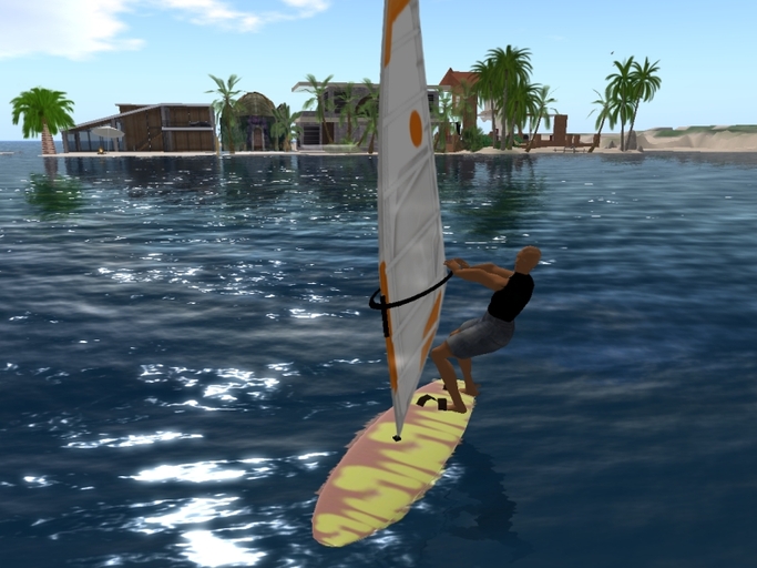 windsurf  V2 orange ground3d