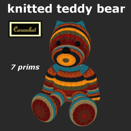 knitted teddy bear