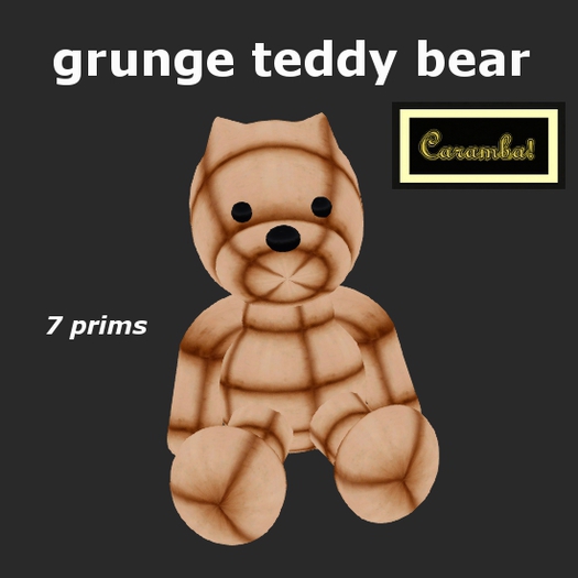 grunge teddy bear