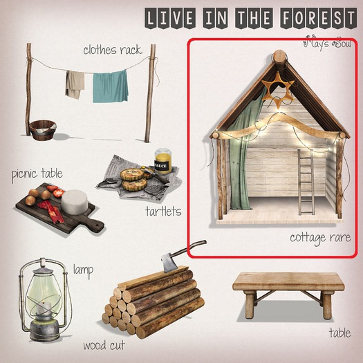 *May's Soul* Live in the forest. cottage RARE