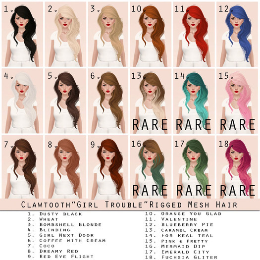 Clawtooth: Girl Trouble prize 17 RARE