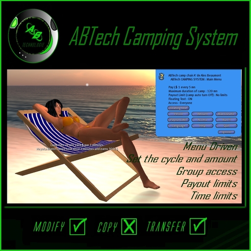 ABTech Camp Chair : Transfer Camping Chair