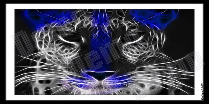 The Blue Guepar - Art Painting