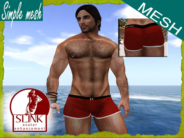 SM Red Sport Short SLINK