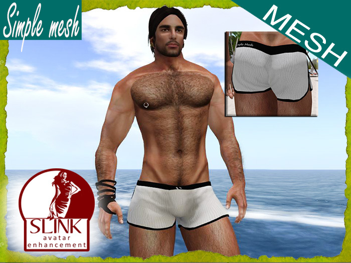 SM White Sport Short SLINK