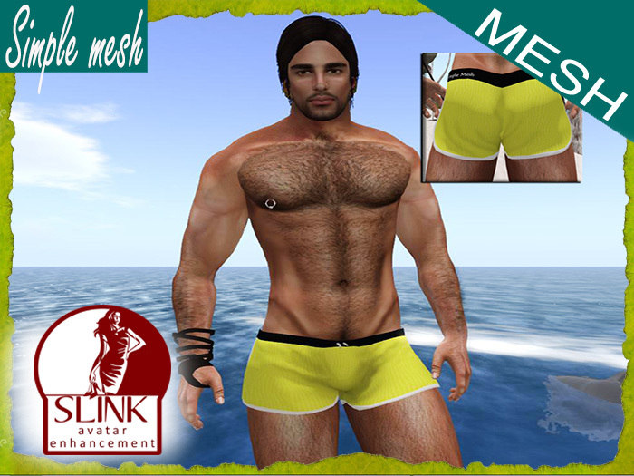 SM Yellow Sport Short SLINK