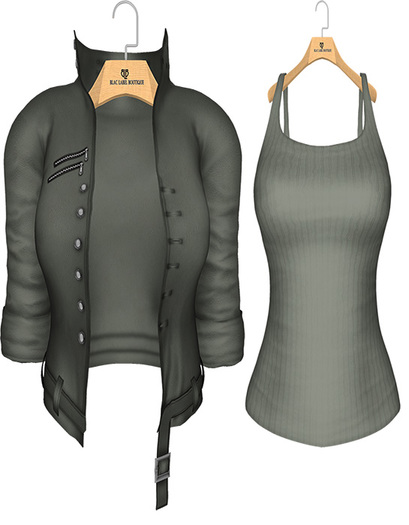 {BLB} Surrender Jacket&Tank~Sage