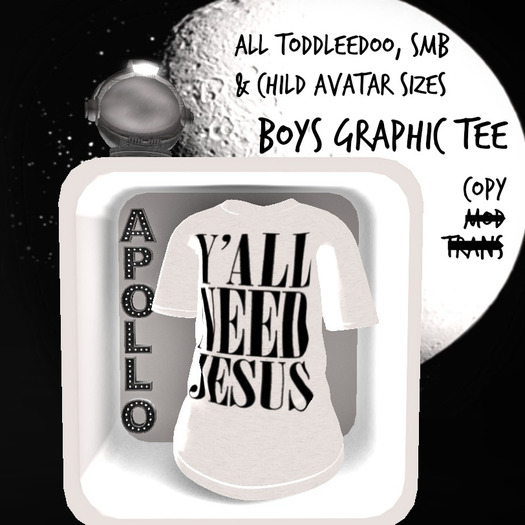 Apollo // Yall Need Jesus  [ Wear Me To Unpack]