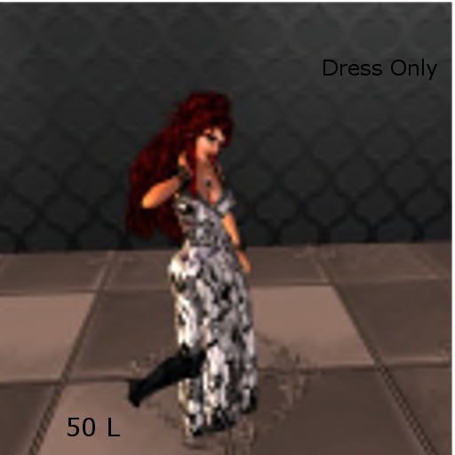 Pied dress