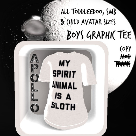 Apollo //  Slothe Spirit Animal Tee