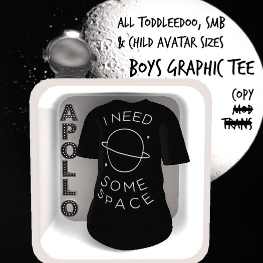 Apollo //  I Need Space  [ Wear Me To Unpack]