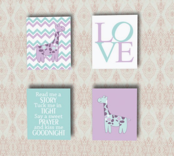 Jama's Decor Giraffe Love