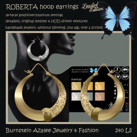 ROBERTA hoop earrings
