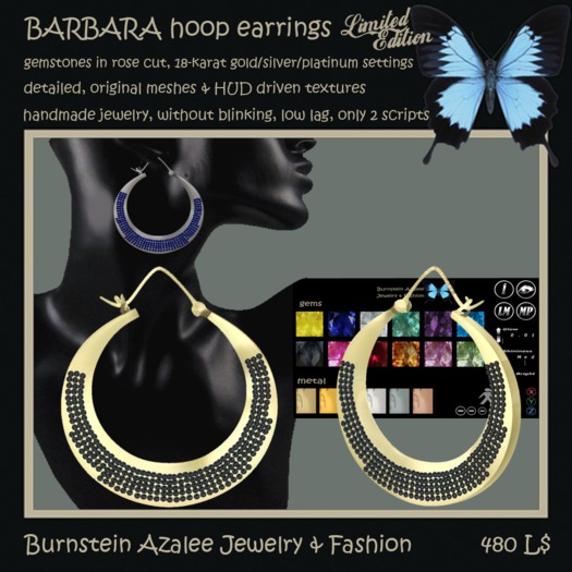 BARBARA hoop earrings