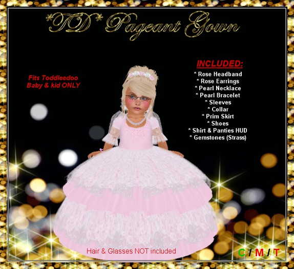 *TD* Lil Miss Cheerleader - Teal (Box)