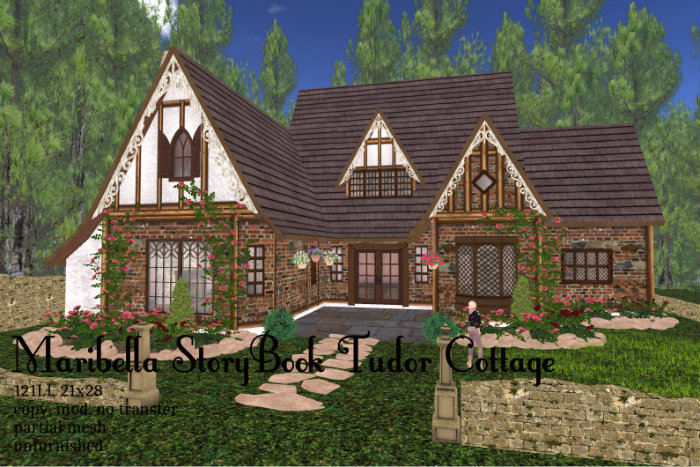 Maribella Storybook Tudor Cottage(123LI, 21x28)
