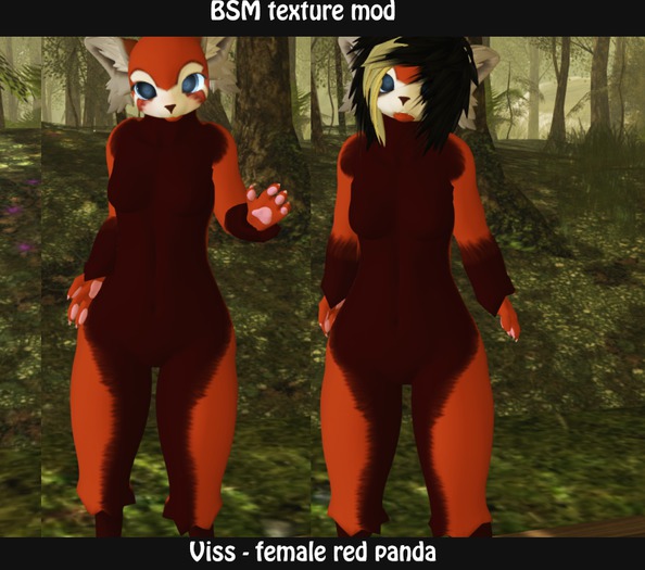 Female Viss - red panda mod 