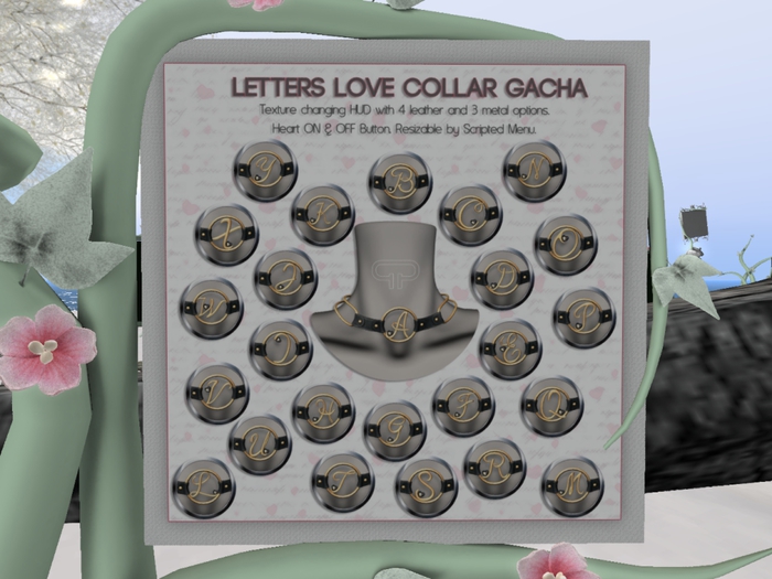 Pure Poison - "H" Love Collar [BOXED]