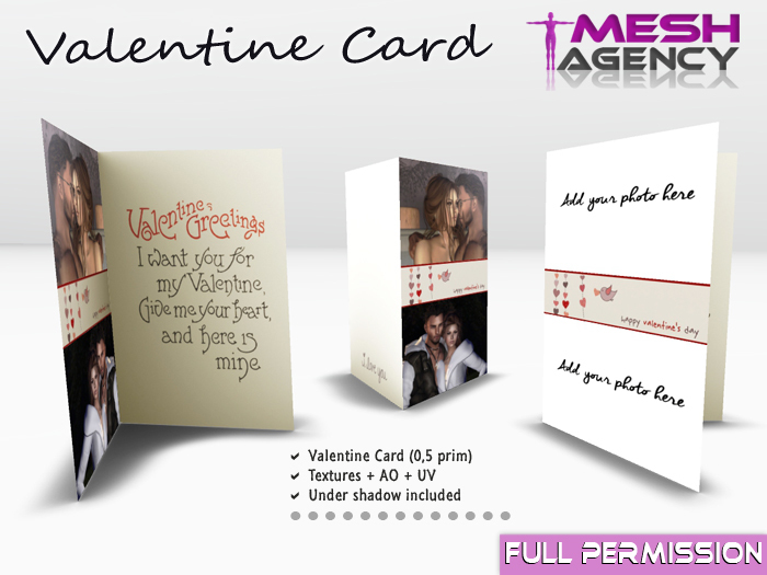 ::MA:: Valentine Photo Card - FULL PERM