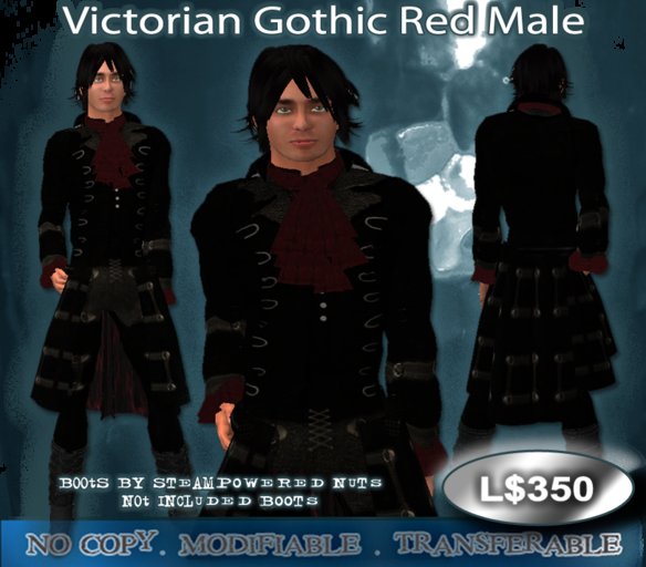 Victorian Gothic  Red Male