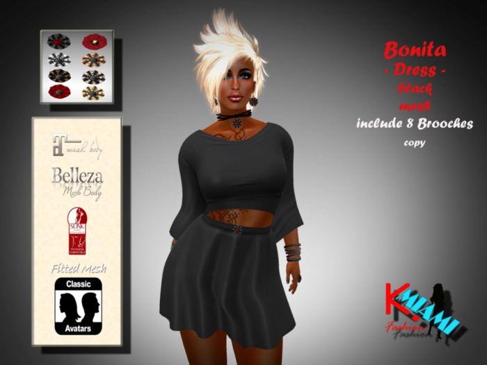 KMF Bonita Dress black