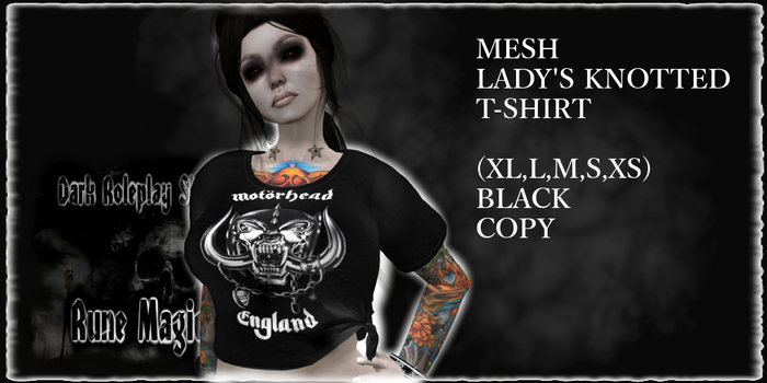 Mesh_Ladies  Motorhead Red T-shirt