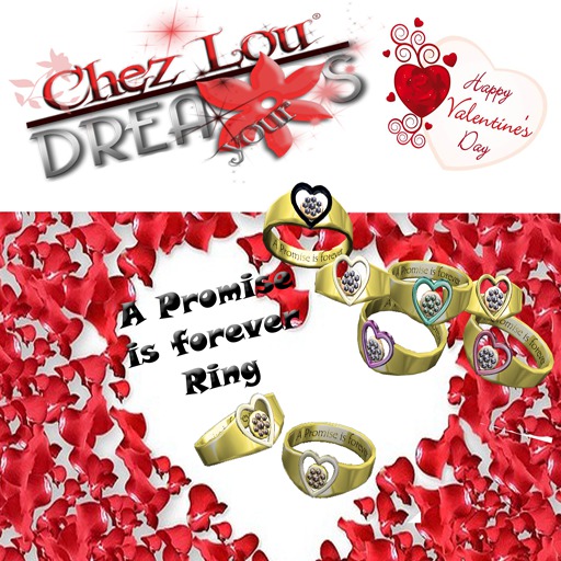 *Chez Lou * A Promise is forever Ring "Or Blanc" [ Wear Me ]