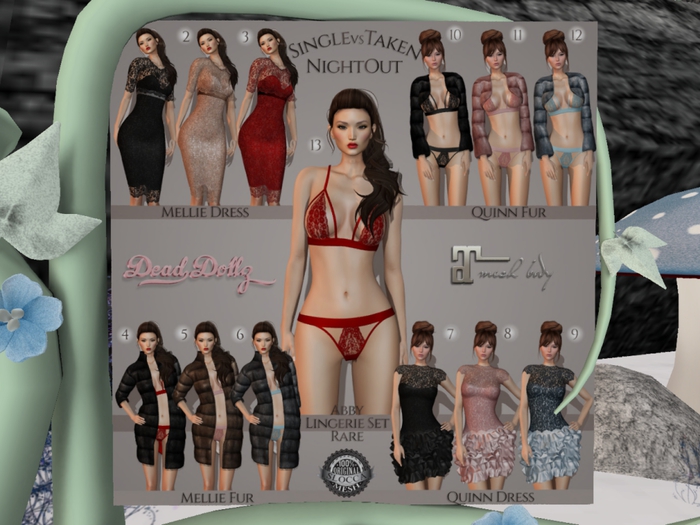 13. Dead Dollz - Abby Lingerie - RARE