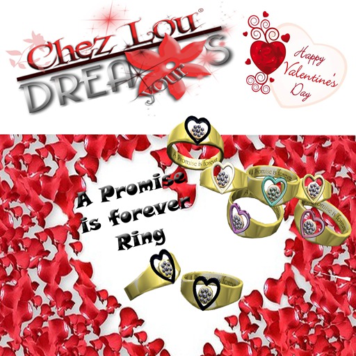 *Chez Lou * A Promise is forever Ring "Or Black" [ Wear Me ]