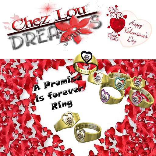 *Chez Lou * A Promise is forever Ring "Or" [ Wear Me ]