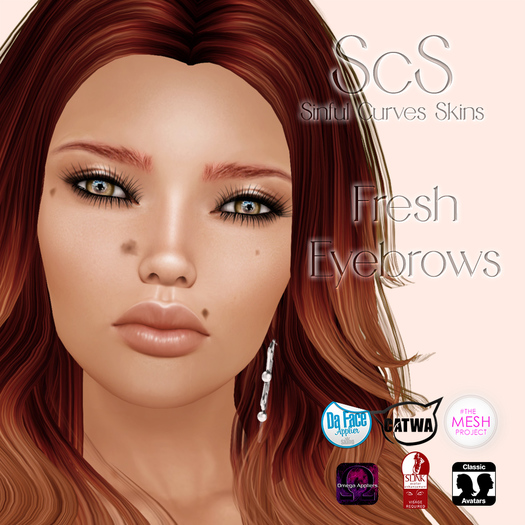 Avada~ Fresh Eyebrows Red