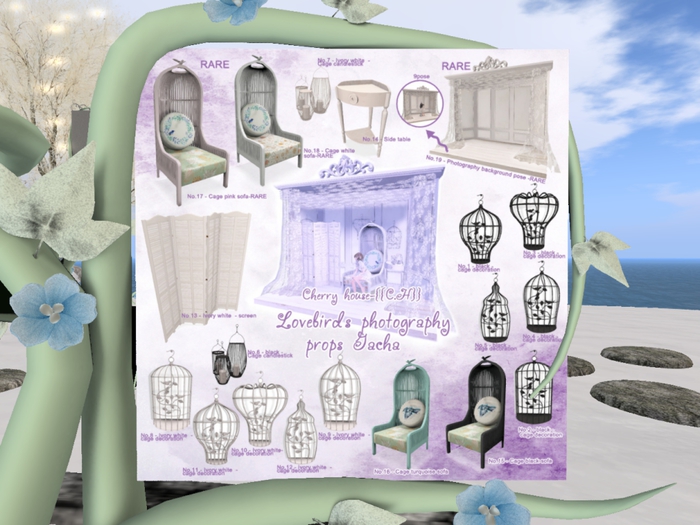 {{C.H}}-No.18 - Cage white sofa-RARE