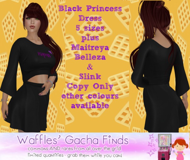 *WM* Black Princess dress