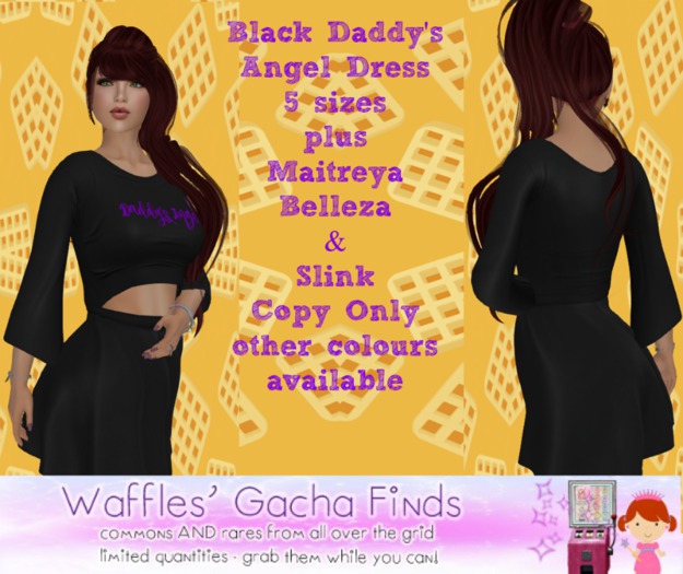*WM* Black Daddy's Angel dress