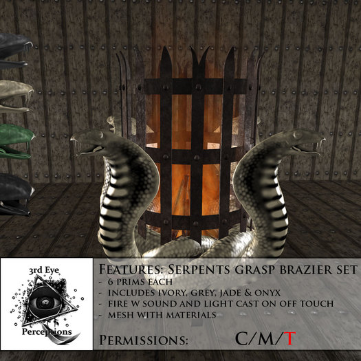 Serpents Grasp Brazier Set ( BOXED )