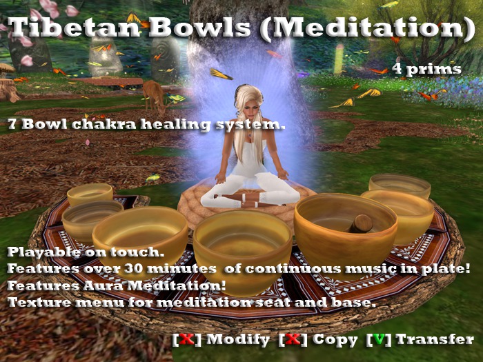 Tibetan Bowls (Meditation) (Boxed)