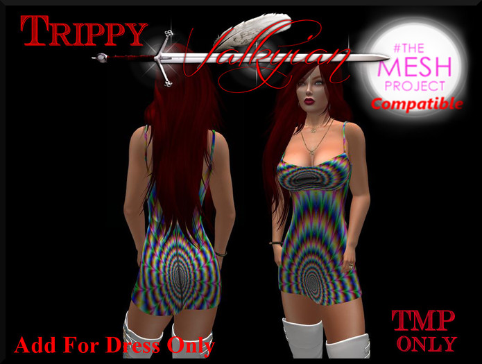 ~Valkyrian~ Long Sleeve Backless Mini Dress (TyeDye) #TMP(boxed