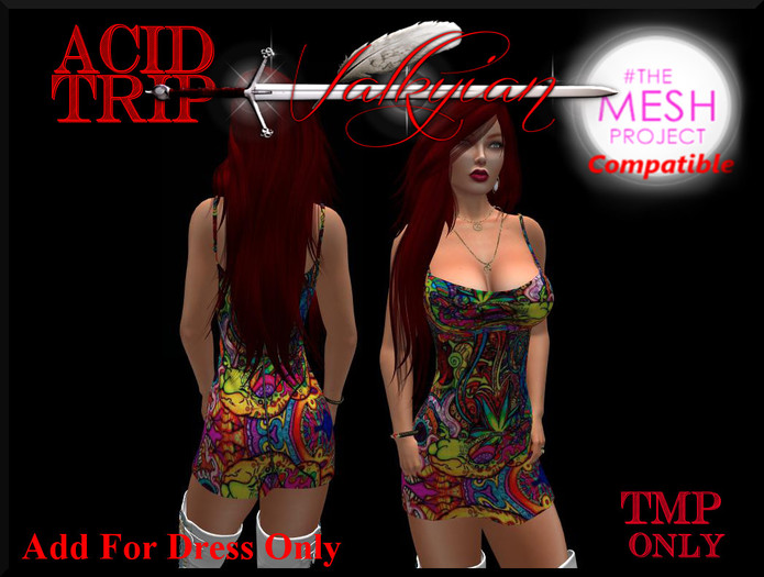 ~Valkyrian~Acid Trip- Panel Mini Skirt #TMP(BOXED)