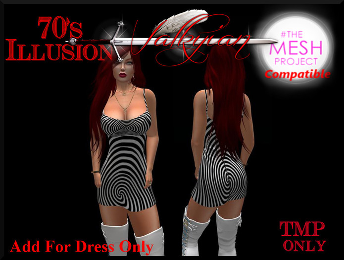 ~Valkyrian~70's illusion- Panel Mini Skirt #TMP(BOXED)