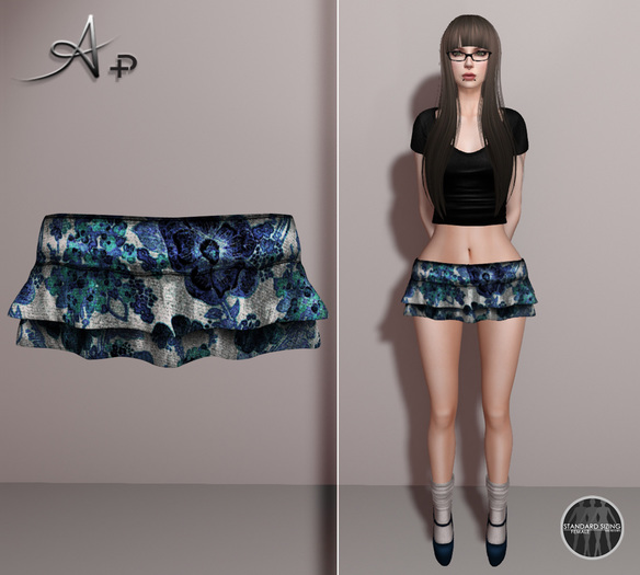 A+ [PROMO] Flower Pufflev Skirt