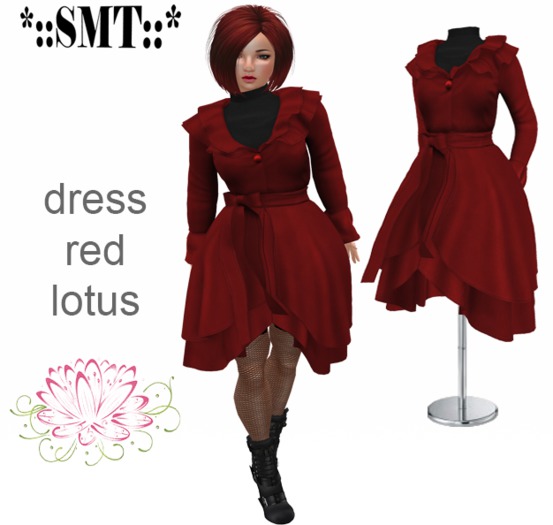 *::SMT::* Dress Red Lotus