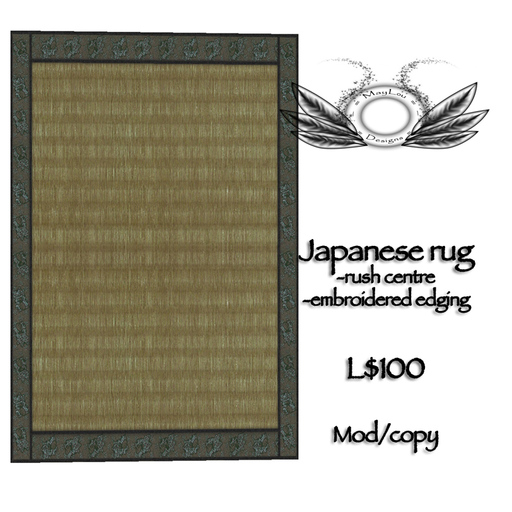 Japanese woven rug