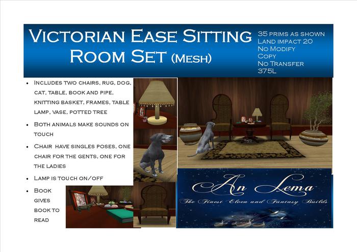 Victorian Ease Sitting Room Set
