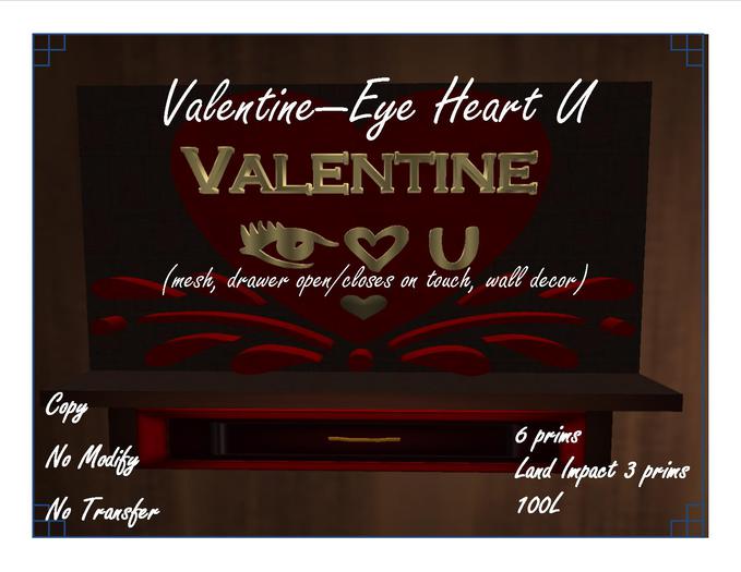 Valentine Eye Heart U