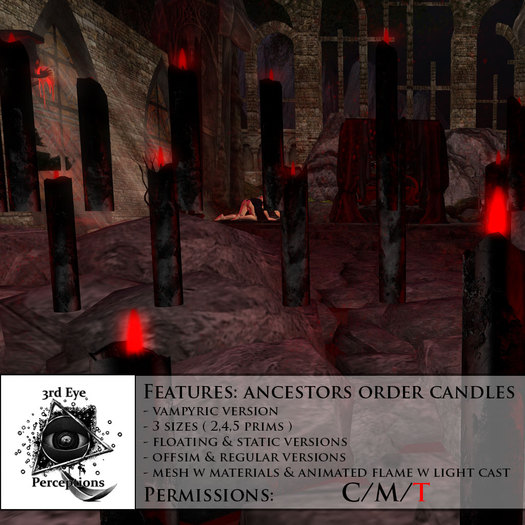 Ancestors Order Candles Vamp Set 